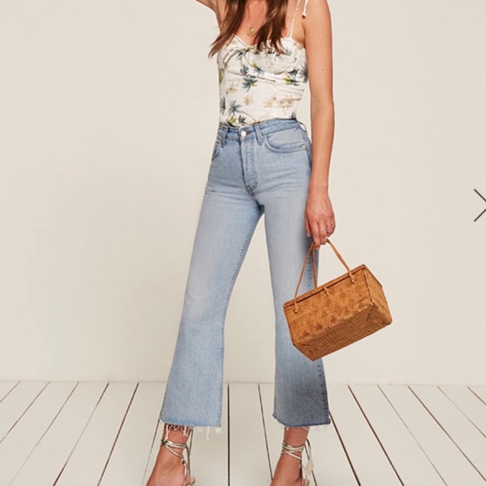 Reformation Mid Crop Flare